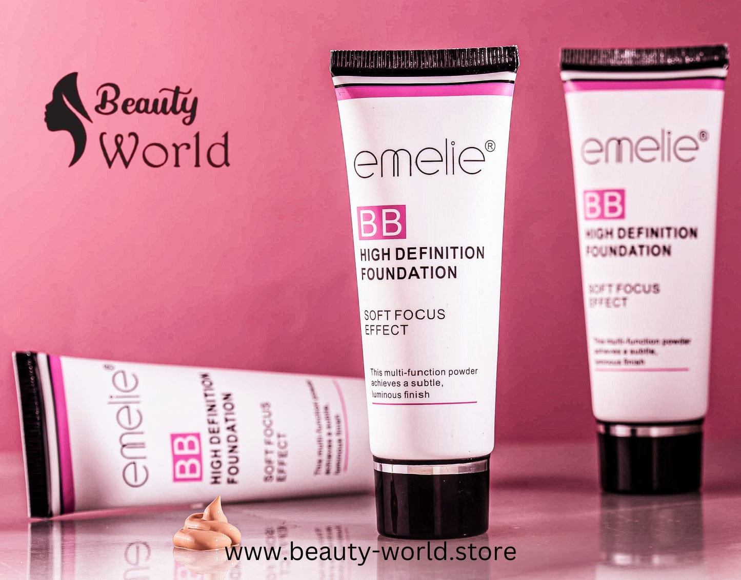 Emelie BB High Definition Foundation - Achieve a Flawless, Luminous Glow