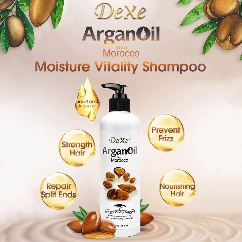 Dexe Argan Oil Moisture Vitality Shampoo - 400ml