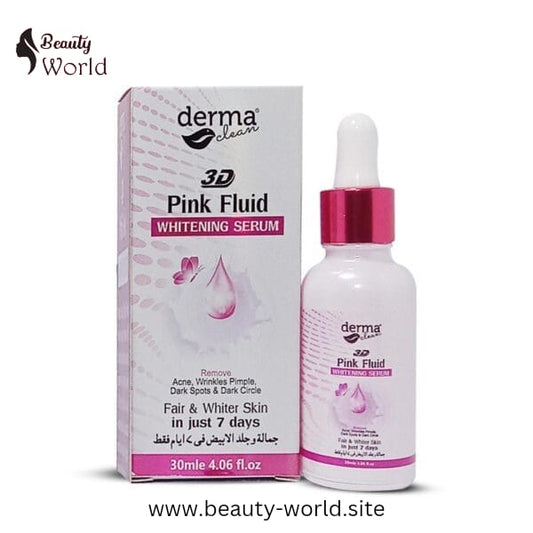 Derma Clean Pink Fluid Whitening Serum - 30ml