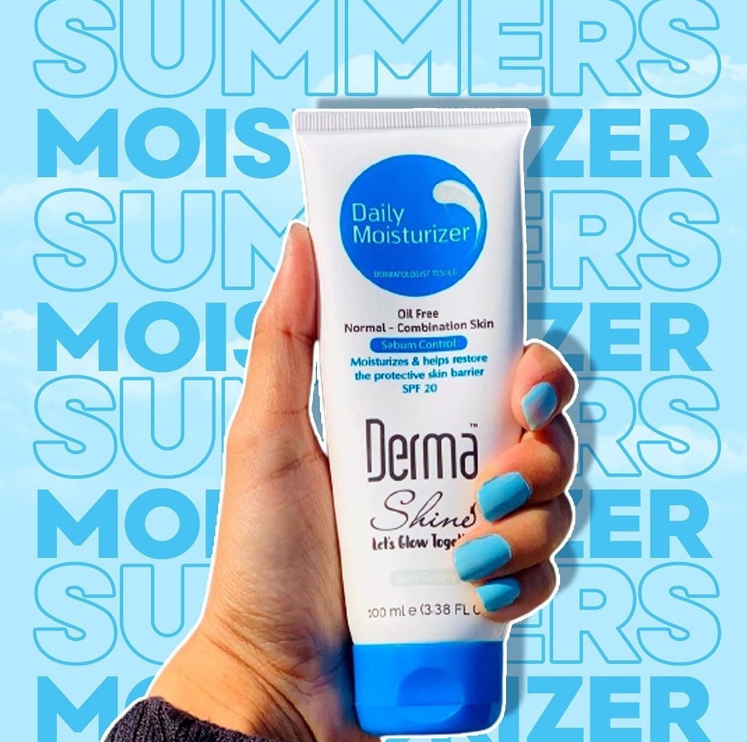 Derma Shine Daily Moisturizer – Oil-Free Hydration with SPF 20 for Normal-Combination Skin