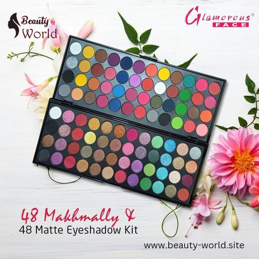 Glamorous Face 48+48 Makhmally & Matte Makeup Palette