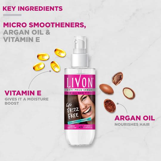 Livon Anti-Frizz Hair Serum – Go Frizz-Free