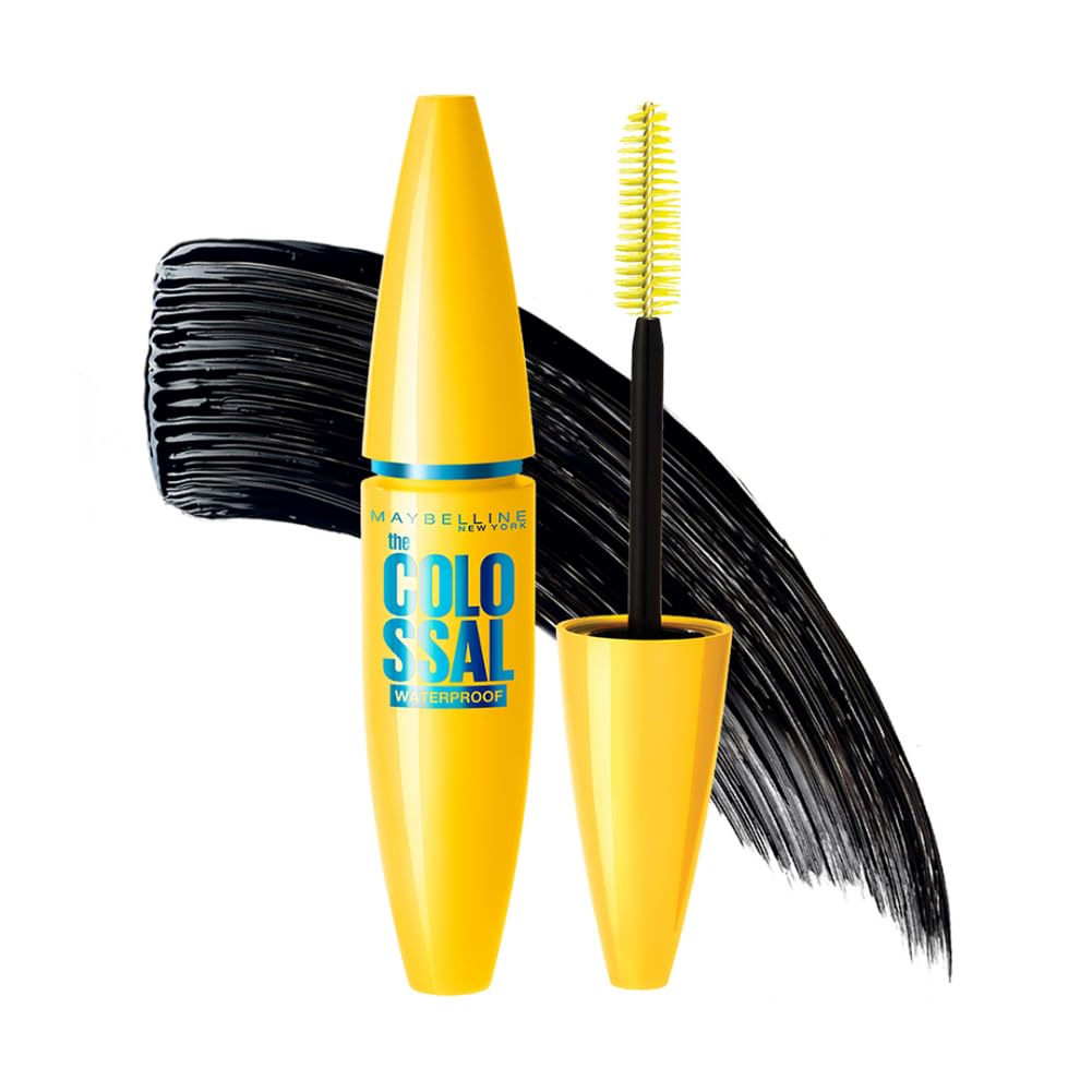 Maybelline Colossal Volume Express Mascara in 100% Black, Waterproof