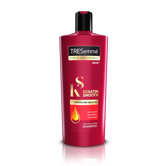 TRESemmé Keratin Smooth Shampoo with Argan Oil – Sleek, Frizz-Free Hair